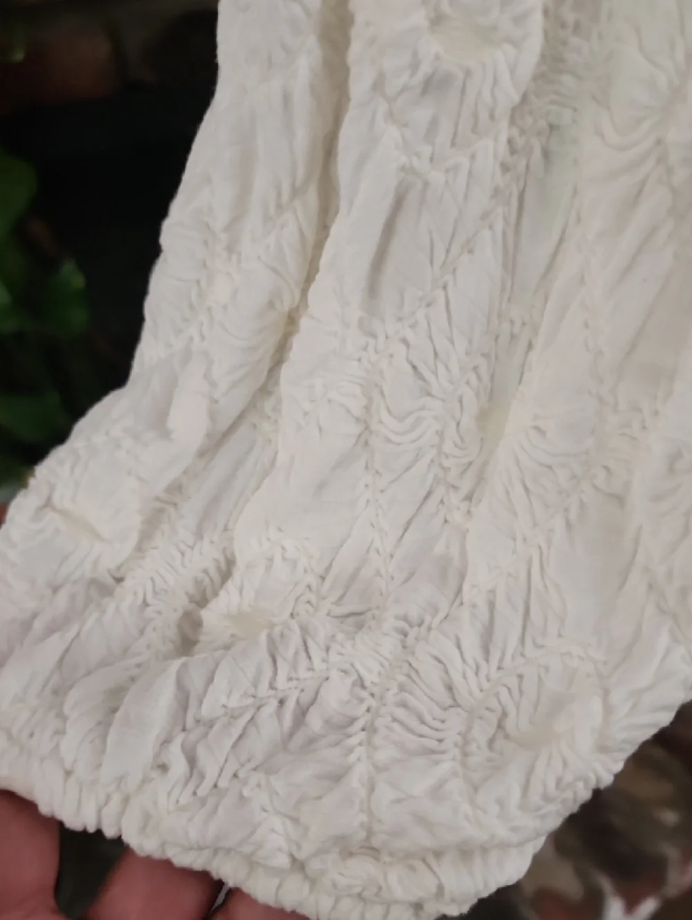 Free People White Ruffle Sleeve Blouse Boho Cottagecore Romantic Top